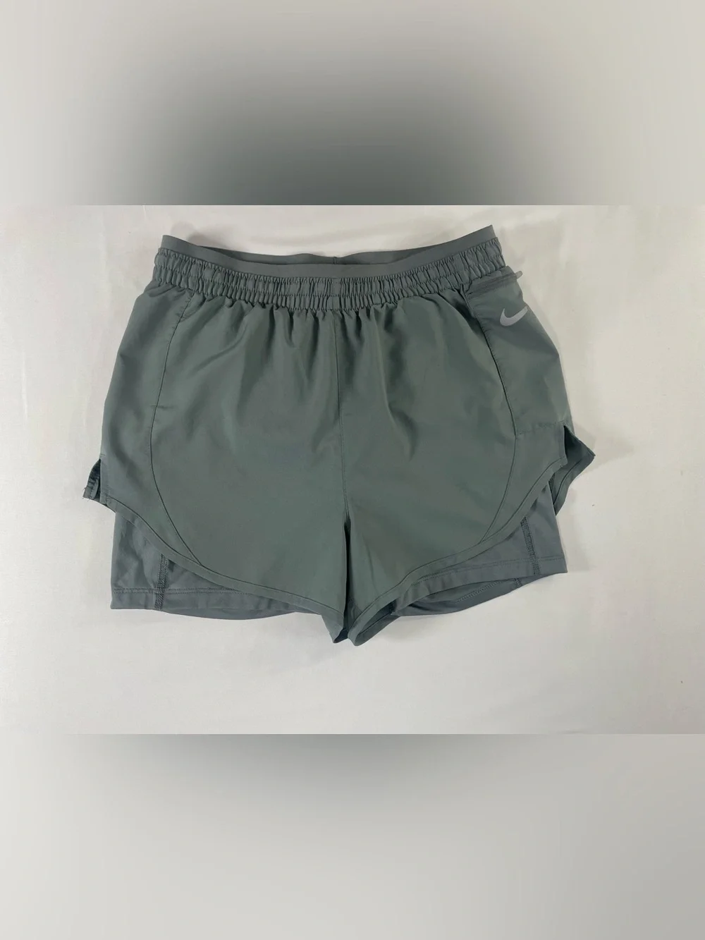 Nike Women's Olive Athletic Running Shorts